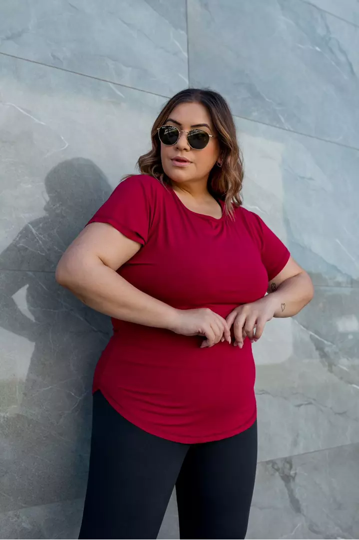 Blusa Trançada  - Ah8351 - PLUS SIZE